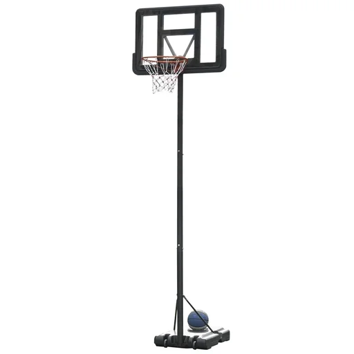"Basketballständer tragbar freistehend verstellbarer Basketballständer mit zwei beweglichen Rädern geeignet für den Außen image"