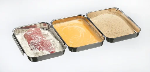 "3-tlg. Panierschalen-Set aus Edelstahl image"