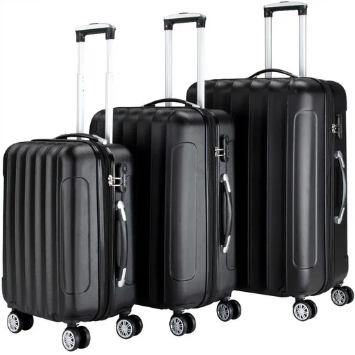 "Kofferset Business ABS schwarz 3-teilig 42L + 66L + 98L image"