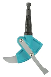 Combisystem 2-in-1 joint scraper, robust stainless steel blade