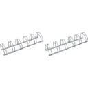 2 Stück Fahrradträger - Fahrradschuppen für 12 Fahrräder - 160x32x27 cm - Fahrradträger aus Metall