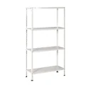 Regalelement Solid 50, H150, Weiß 150 x 75 x 30 Regalelement
