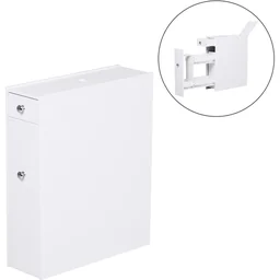 Badmöbel Badezimmerschrank Badschrank mit 2 Schubladen und 1 Ablagefach Holz Wei