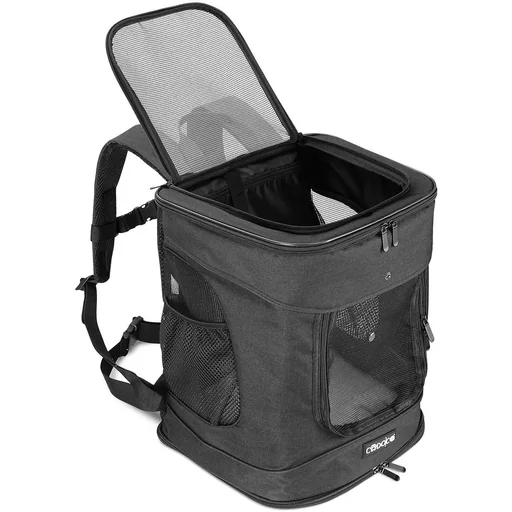 "Haustier-Rucksack - Schwarz - 41x30x31 cm image"