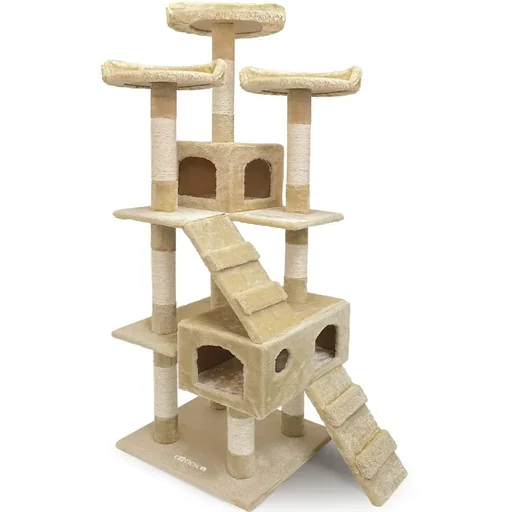 "Kratzbaum 175 cm Beige image"