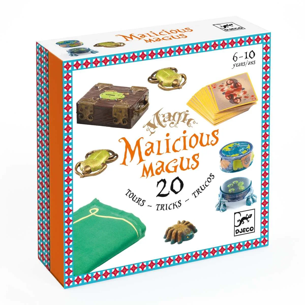 "Djeco Brettspiele, Zauberkasten, Zauberset - Zaubertricks: Malicious - 20 tricks image"