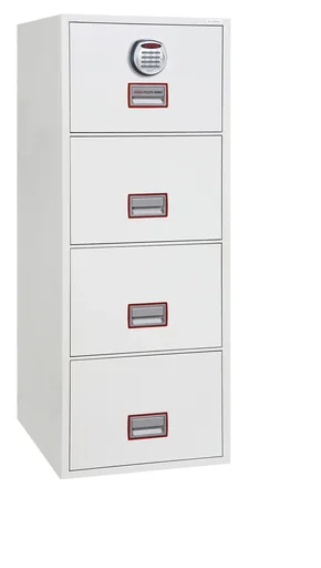 "Aktenschrank World Class Vertical Fire File mit 4 Schubladen und elektronischem Schloss image"