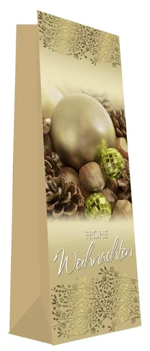 Flaschentüten „Weihnachten“, 5 Stück