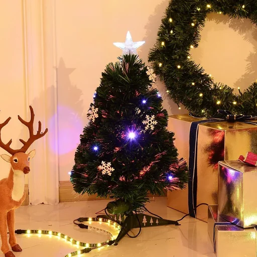 "Christbaum inklusive Kunststoffständer grün image"