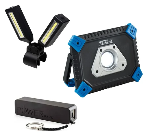 "Arbeitsleuchten Set + Powerbank GRATIS DAZU image"