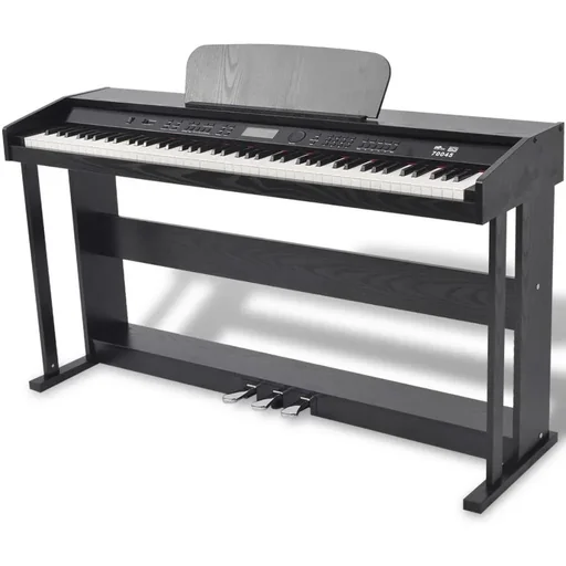 "Digitalpiano mit Pedalen 88 Tasten schwarz image"