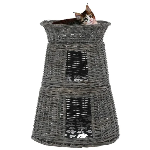 "3-teiliger Katzenkorb mit Kissen image"