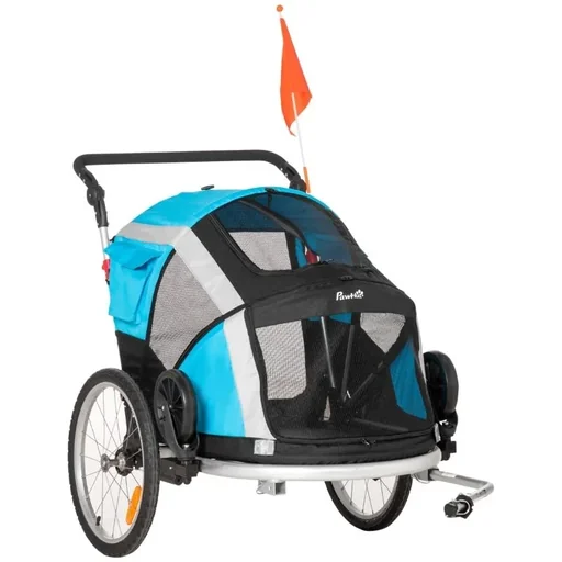 "2-in-1 Hundeanhänger Hundebuggy kl image"