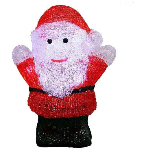 "Weihnachtsmann LED Figur - mit Batterien - 14x9x18Cm image"