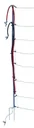 Wolfsnetz TitanNet Premium Vario, 50 m, +/- weiß/blau, 122 cm, Doppelspitze