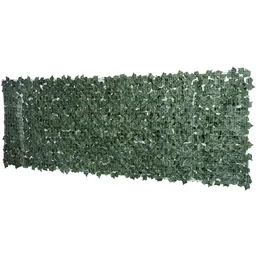 Sichtschutz Künstliche Hecke Wanddekoration 1x3m Dunkelgrün