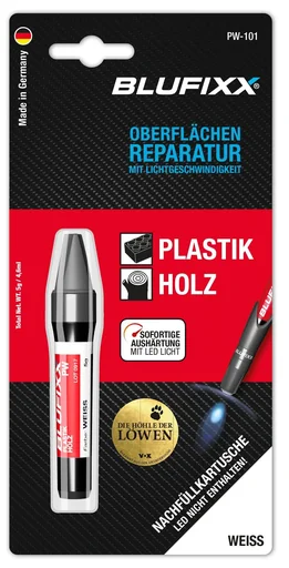 "Ersatz-Kartusche 5 g für Reparaturstift Plastik und Holz, weiß image"