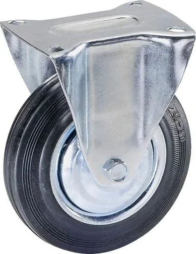 "Bockrolle mit Vollgummi - Reifen, Raddurchmesser 80 mm image"