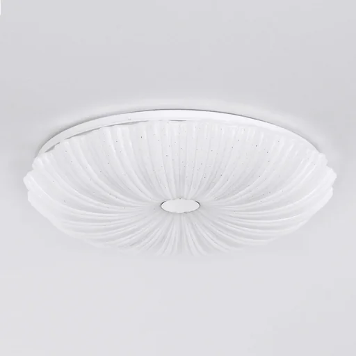 "LED Wand-/ Deckenleuchte SHINING CORAL 24W mit Lichttemperaturwechsel + Sleeptimer + Fernbedienung Ø490 mm DIM image"
