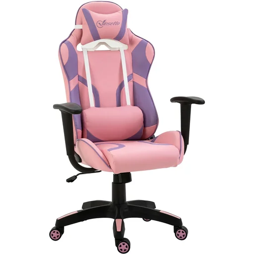 "Violetter Gaming-Stuhl, rosa image"