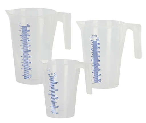 "Messbecher mit Griff und Ausgussschnabel, mit Füllskala, für 1000ml image"