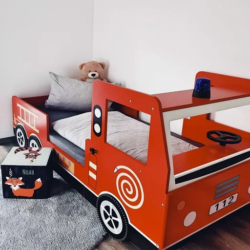 "Kinder-Feuerwehrmann-Bett Noah 200x90 cm image"