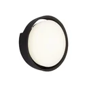GENUA LED Außenwandleuchte, schwarz, IP44, 18 Watt, 1.500 lm, 4.000 K