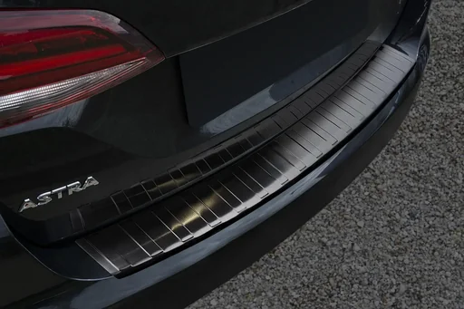 "Ladekantenschutz Edelstahl für Opel Astra V (K) Sports Tourer (Kombi) - graphite / black, Baujahr 2015> image"