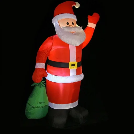 "Aufblasbarer Weihnachtsmann mit Beleuchtung image"