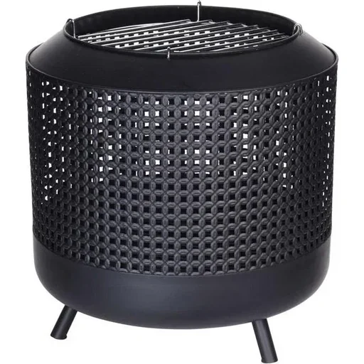 "Ambiance Feuerkorb - Schwarz - 50 cm - 51 cm image"
