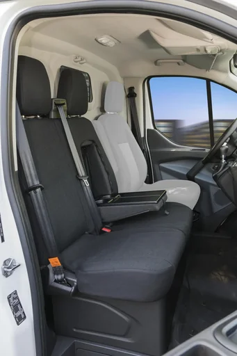 "Passform Sitzbezüge Ford Transit für Doppelbank vorne aus Stoff ab BJ 05/2014 - heute image"