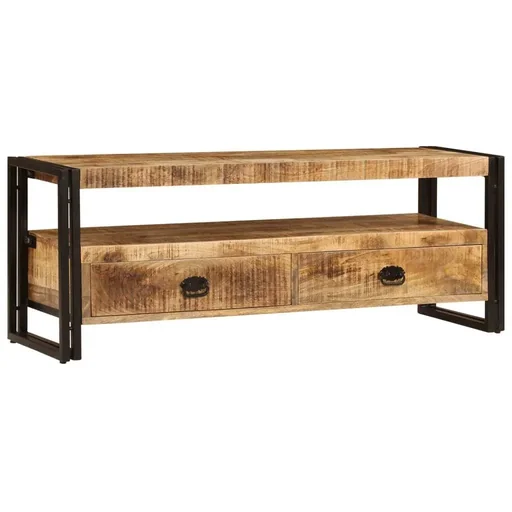 "Tv-Schrank 120x35x45 cm massiv Mangoholz image"