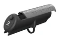 Fahrradtasche mit Zahlenschloss "Basic", Grau, 26 cm