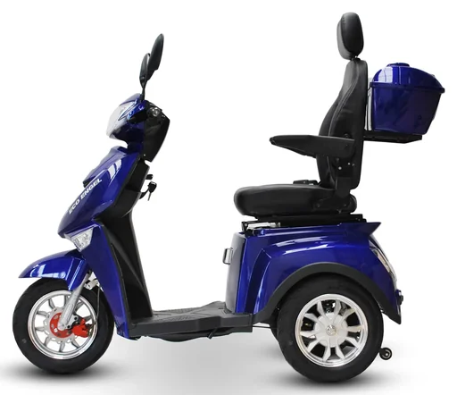 "Elektromobil blau - herausnehmbarer Li-Io Akku 20 Ah - 25 km/h - 1000 Watt Seniorenmobil image"