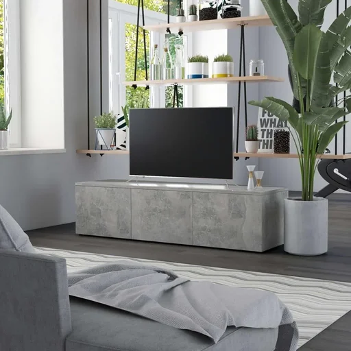 "TV-Schrank 120x34x30 cm Spanplatte betongrau image"