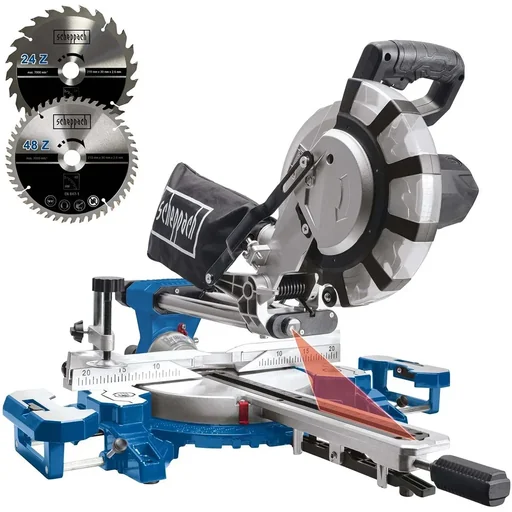 "Kapp- und Zugsäge HM216SPX - 2000W | 210mm | Laser | 2 Blätter image"