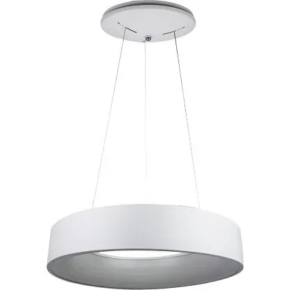 "VT-25-1D Dimmbare Design-Hängeleuchte mit integrierter LED - 20W - 3000K - 1500Lm - Dimmbar - Weiß image"
