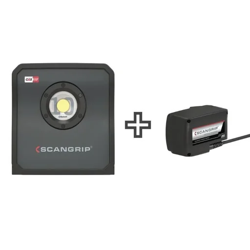 "Handflutlichtstrahler NOVA 10 CAS + Scangrip CAS Netzgerät + abnehmbarem Diffuser L image"