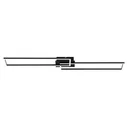 LED Wand- und Deckenleuchte, 110 cm, CCT, 4400 Lumen, 40 Watt, schwarz