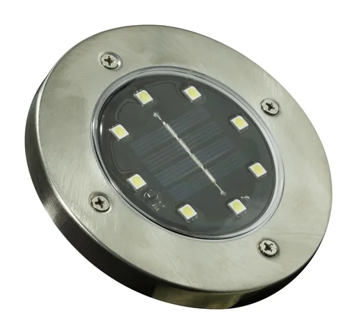 "Solar Edelstahl Bodenstrahler - 2er Set image"