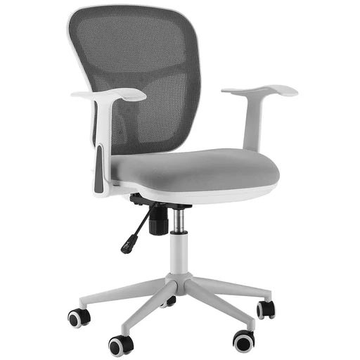"Bürostuhl Schreibtischstuhl ergonomischer Drehstuhl mit Wippfunktion Rollen Chefsessel mit Mesh Netz Computerstuhl Höhen image"