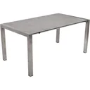 Ausziehtisch SIENNA, Edelstahl 304 / Kunststoff HPL, grau