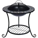 Pro Garden Gartenkamin Mosaik-Design - 62x20x63cm