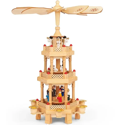 "Weihnachtspyramide 31cm (Echtholz) image"