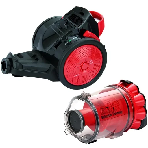 "Staubsauger - max. 900 Watt - Eco Power - Multi Zyklon Rot image"