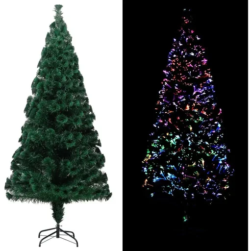 "Weihnachtsbaum mit Standard 210 cm Faseroptik grün image"