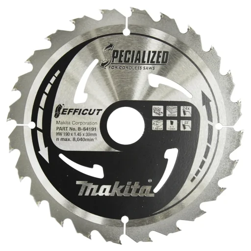 "EFFICUT Sägeblatt 190x30x24Z image"