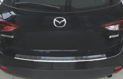 "Ladekantenschutz Mazda 3 / Edelstahl, Baujahr 2013-2016, FL 2016-2019 image"