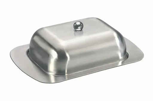"Butterdose mit Haube, Edelstahl, 250 g image"