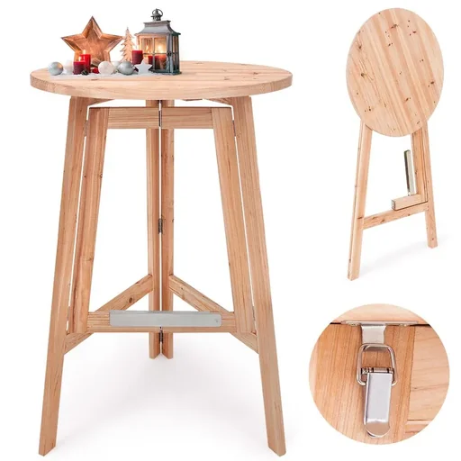"Party-Bar-Tisch aus Massivholz - zusammenklappbar! image"